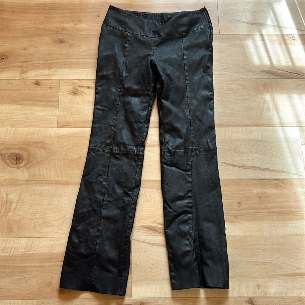 ✨Vintage✨Bod & Christensen Brown Leather Pant, size 12